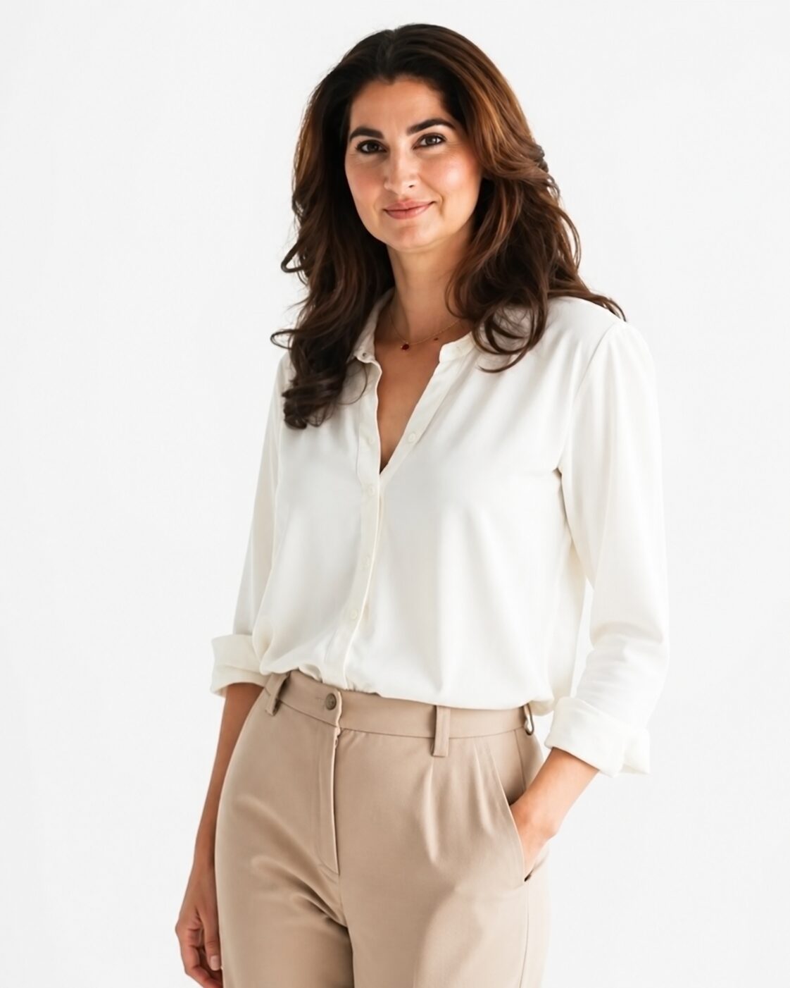 Jasna, dermal therapist, in her Milton clinic